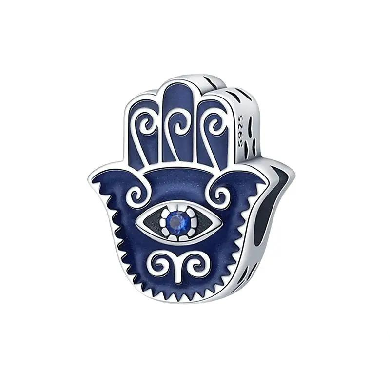 Blue Eye Hands Charm